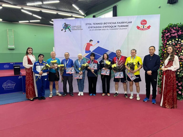 24-25 декабря прошёл товарищеский турнир по настольному теннису среди мужчин и женщин «50 лет и старше».